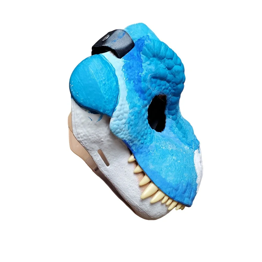Jurassic‎ World Dominion Velociraptor Dinosaur Mask Mattel 2017 Moveable Jaw
